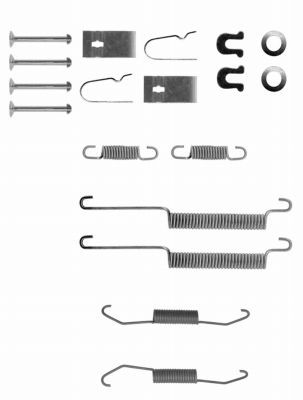 HELLA PAGID Lisakomplekt, Piduriklotsid 8DZ 355 200-121